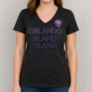 MLS Orlando City Grey & Purple Tee